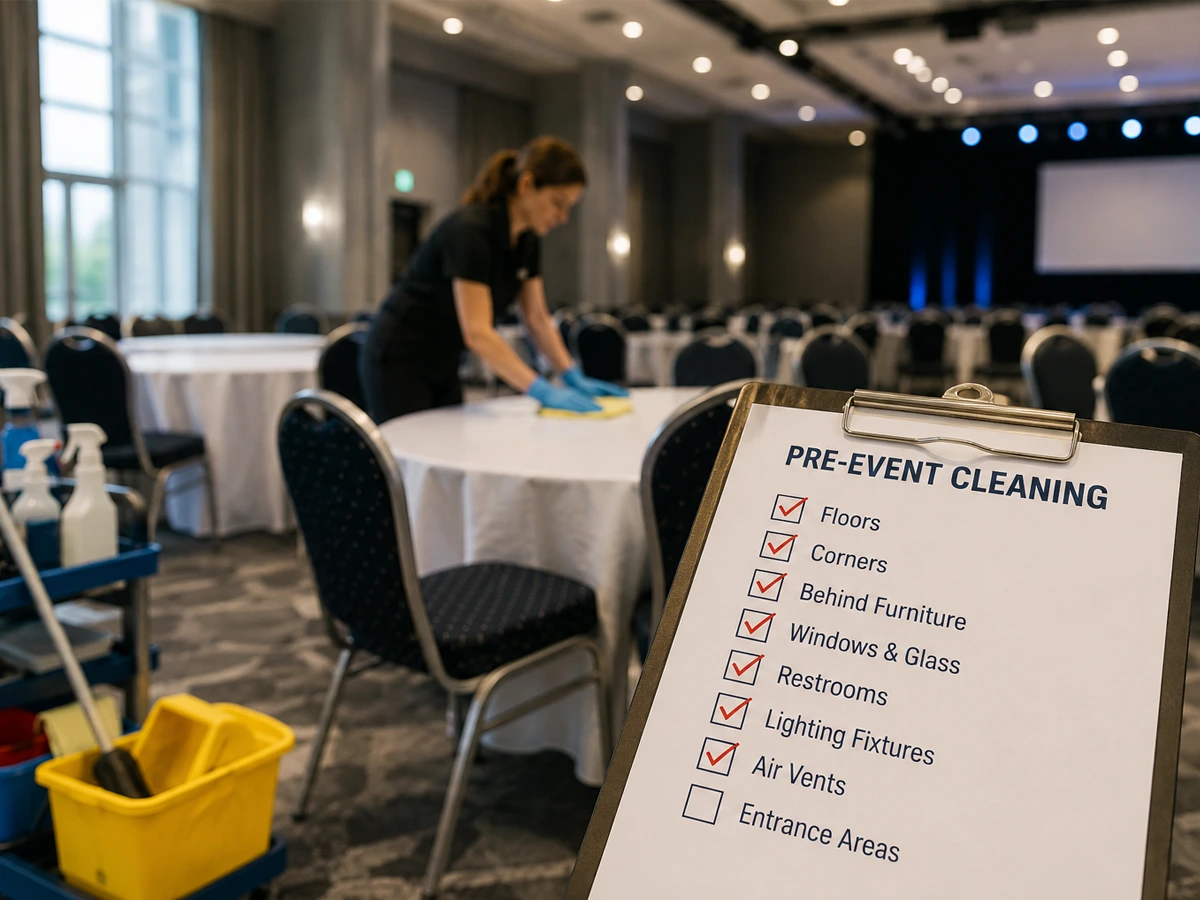 What Venues Overlook During Pre-Event Cleaning